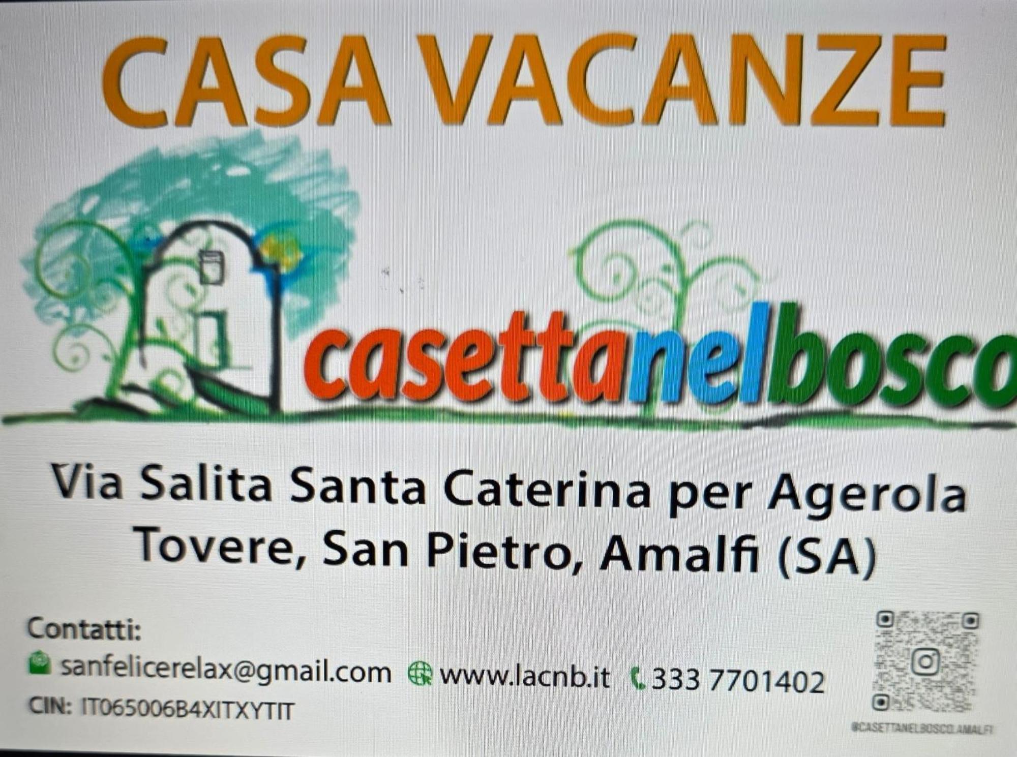La Casetta Nel Bosco, Amalfi Eksteriør billede
